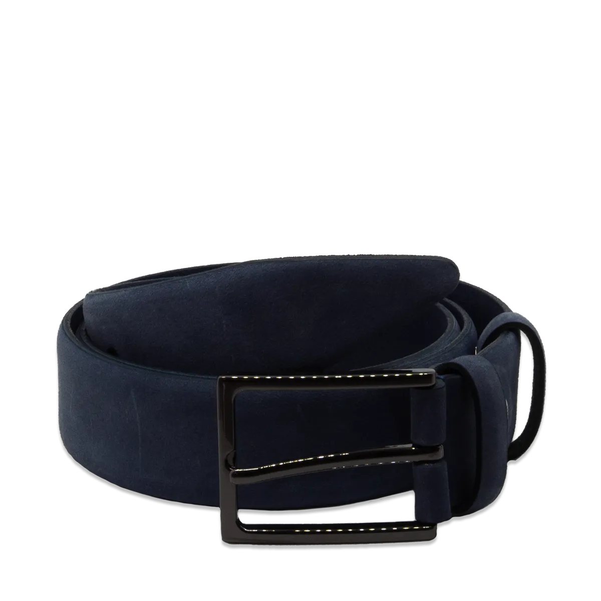 Cintura nubuck blu